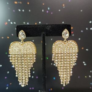 NWT Stunning Crystal Chandelier Earrings
